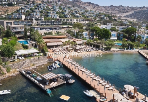 Luxury Beachfront Apartment with Private Beach for Sale in Yalikavak, Bodrum