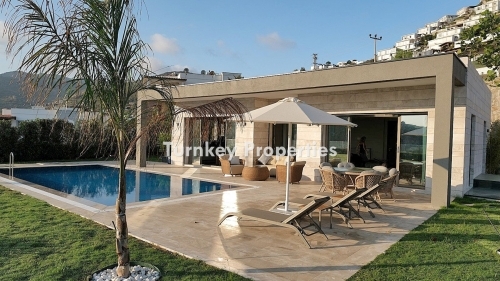 Luxury Villas for Sale in Yalikavak, 200m to the Sea, With Private Pool, Panoramic Sea View