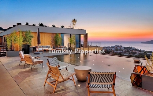 6+1 Luxury Villa for Sale in Yalikavak, with Marina View and Private Pool
