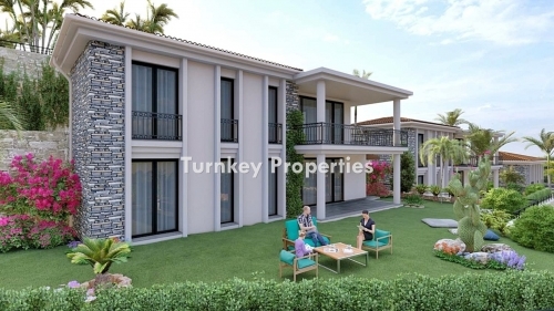 4+1 Apartment for Sale in Bodrum Yenıkoy | Sea View, Large Garden, Communal Pool, Next to Oasis Shopping Center