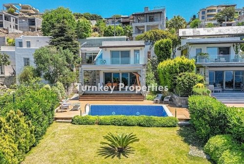 Luxury 5+1 Villa for Sale with Sea View and Private Pool in Bodrum, Yalikavak