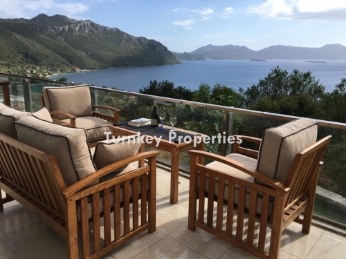 Luxury Villa for Sale in Marmaris, Sea View, Private Pool, and Spacious Garden