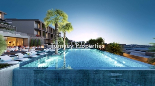 Sea View 2+1 Garden Floor Apartments for Sale in Dorttepe - Luxury Living with Social Facilities