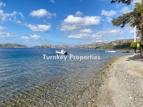 Beachfront Detached House for Sale in Sogut, Marmaris - Let Nothing But the Beach Come Between You and the Sea