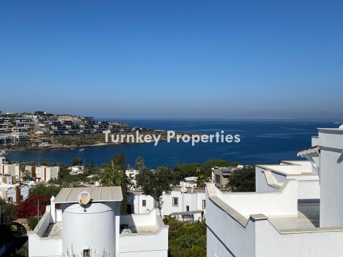 Gundogan Villa for Sale | Sea View, Garden, 2-Bedroom Duplex Villa