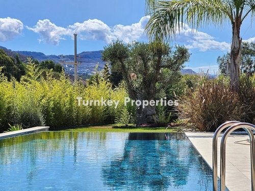 Luxury Single-Story 3+1 Villa with Private Pool and Parking for Sale on a 1100 m² Plot in Bodrum Derekoy