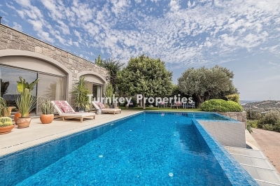 Elegant Villa for Sale in Dibeklihan Bodrum with Private Pool and Garden