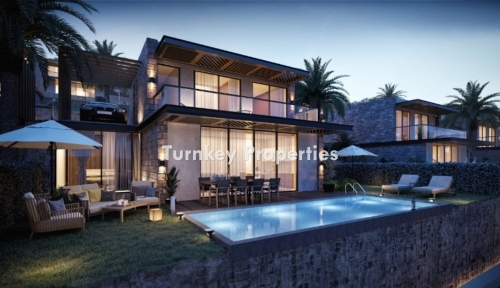 Luxury Villas for Sale in Gumusluk Bodrum - Unique Sea View and Private Pool Facilities