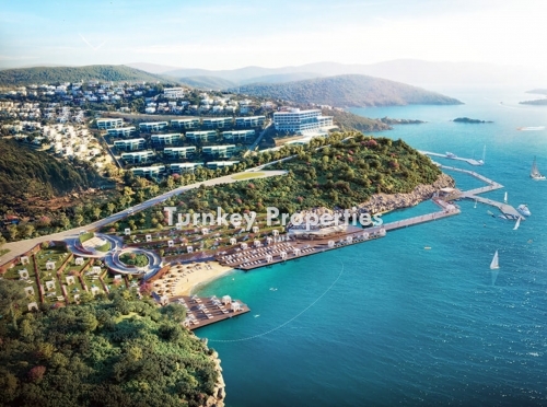 Bodrum Adabükü Satılık Villa | Denize Sıfır Residence Ayrıcalığı