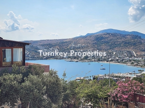Yalıkent Gündoğan Satılık Villa | Bahçeli ve Panoramik Deniz Manzaralı | Baia Hotel Bodrum Civarı