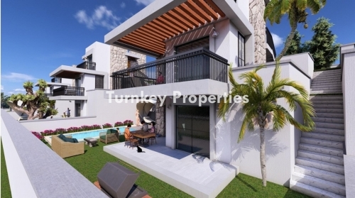 Sea View Modern Villa for Sale in Gumusluk Koyunbaba, Bodrum