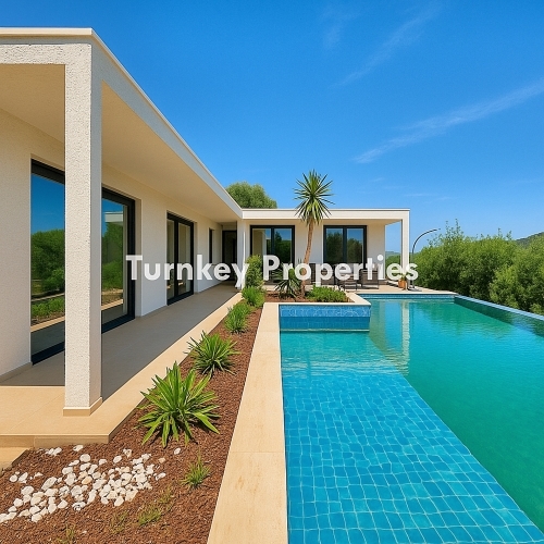 Bodrum, Kızılağaç Satılık Villa | Özel Havuzlu ve Geniş Bahçeli Tek Katlı Ev