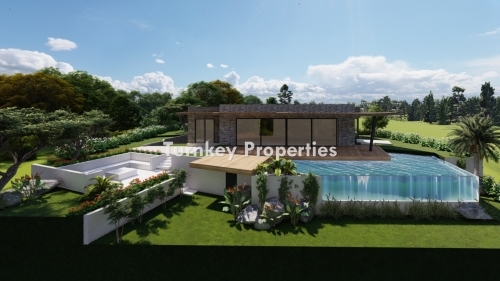 Bodrum'da Deniz ve Şehir Manzaralı Satılık 6+1 Villa | Özel Havuz, Merkezi Konum, Yerden Isıtma Sistemi, VRV Sistemi, Özel Su Deposu