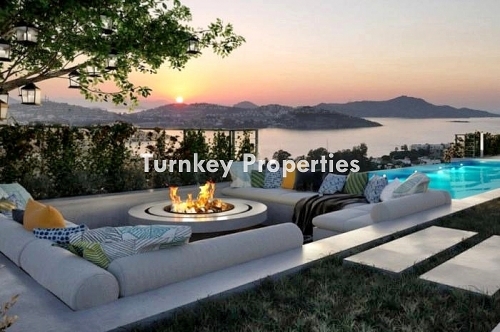 Stone Houses for Sale in Yalıkavak | Infinity Pool, Sea View, Private Pier, Children’s Park