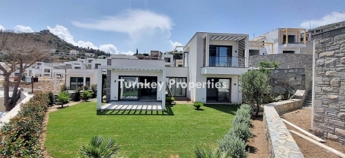 Bodrum, Gümüşlük Satılık 3+1 Müstakil Lüks Villa, Modern Tasarım, Geniş Bahçe, Doğa Manzarası