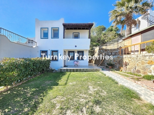 House for Sale in Gumusluk Kadikalesi | Private Garden, Wooden House, Nature View